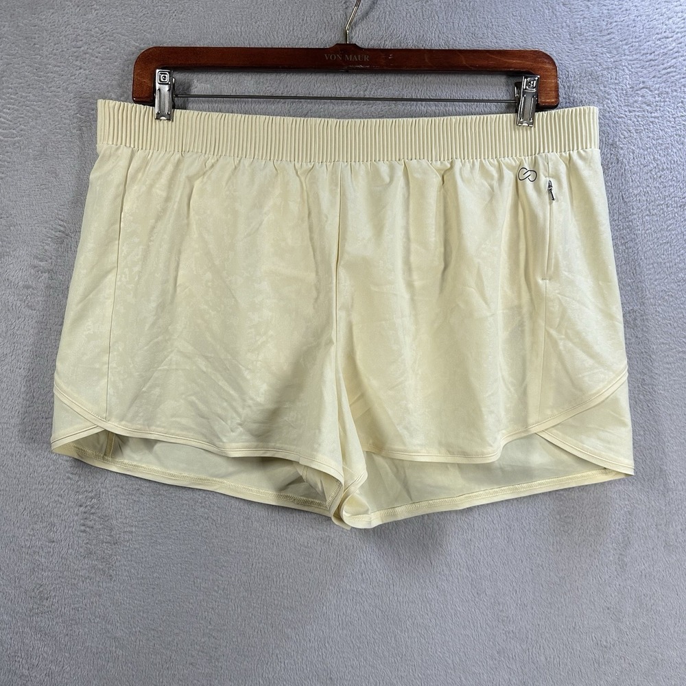 Calia by Carrie Underwood Women's Swift Performance Shorts Sz XXL Yellow